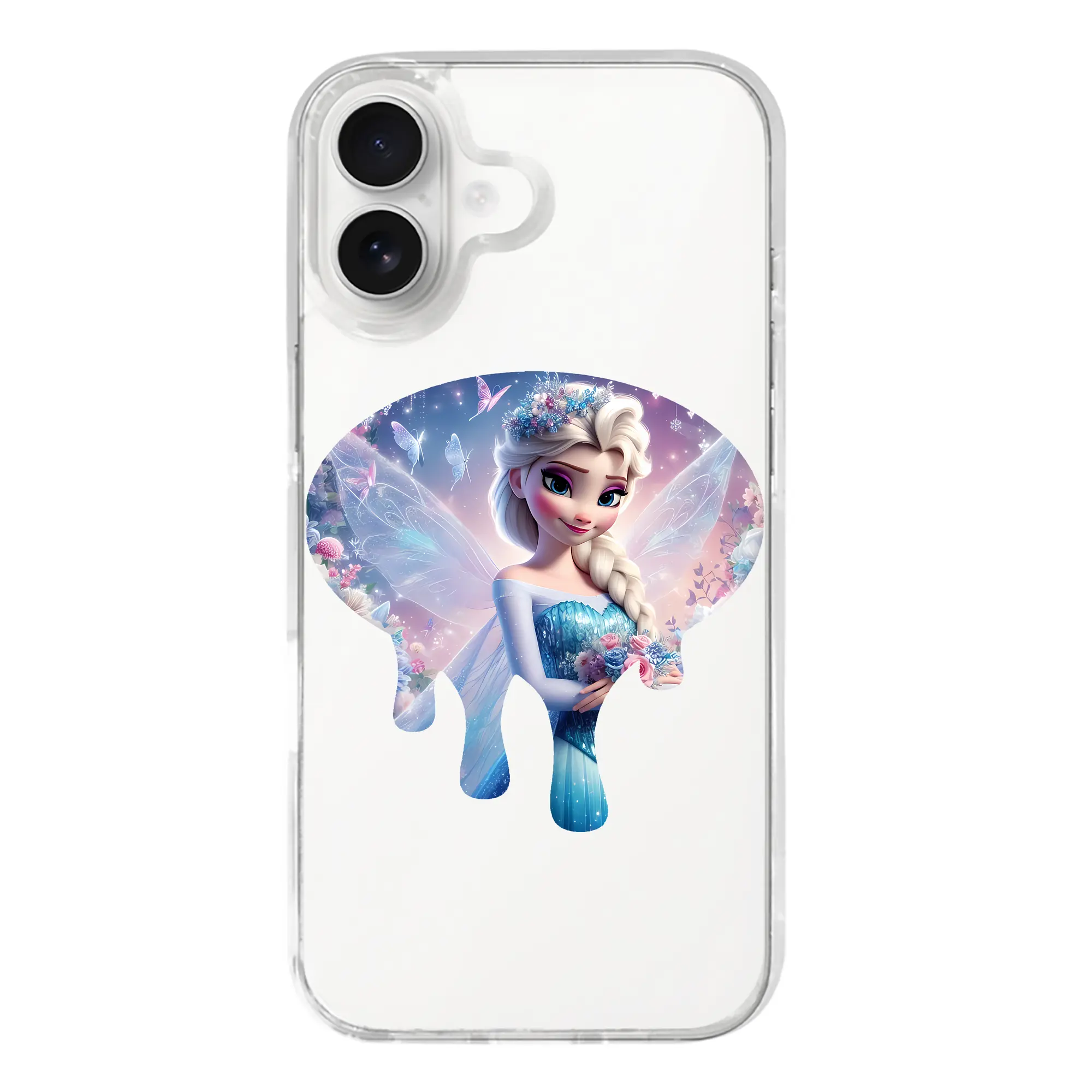 アナと雪の女王(Frozen) グッズ エルサ(Elsa) - iPhone 17シリーズ 透明スマホケース – 薄型・耐衝撃・精密フィット保護カバー